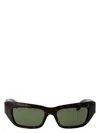Gucci Women's Acetate Havana Green Sunglasses