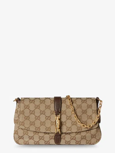 Gucci Women Aperitivo Gg Fabric Shoulder Bag In Brown