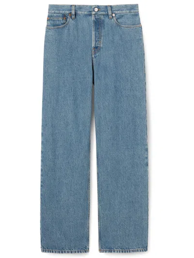 Gucci High-waisted Jeans In Blue