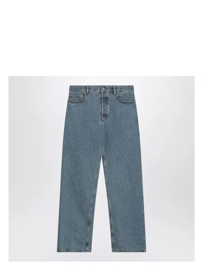 GUCCI WOMEN'S BAGGY PNT BLEACH DENIM COLOR PETITE JEAN