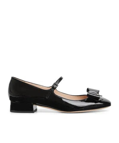 Gucci Women's Ballet Flat With Bow In Black