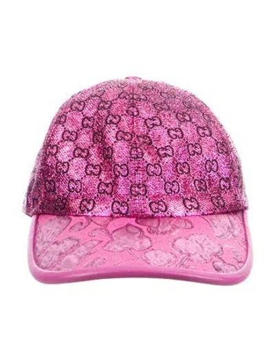 Pre-owned Gucci Women's Baseball Cap In Pink