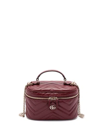 Gucci Women Beauty Case With Chain In Multi