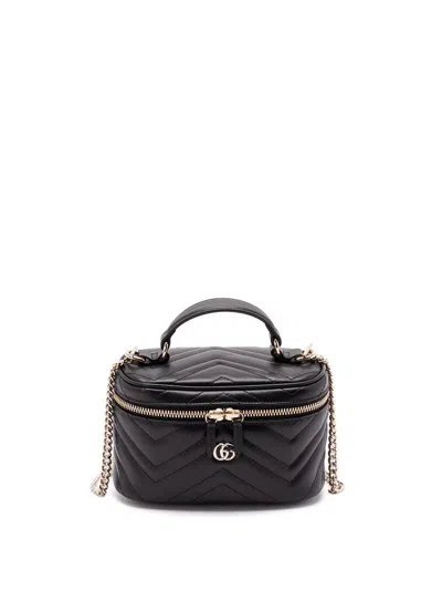 Gucci Women Beauty Case With Chain In Multi