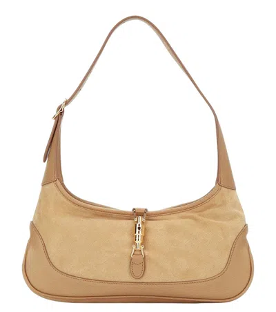Gucci Women Beige Jackie 1961 Medium Shoulder Bag In Pink