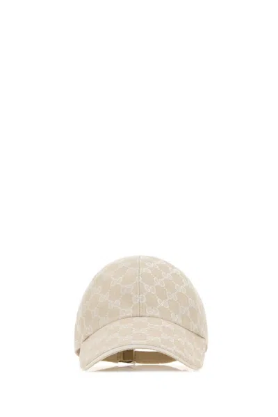 Gucci Beige Signaure Pattern Baseball Cap