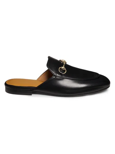 Gucci Women's Betis Leather Mules In Black