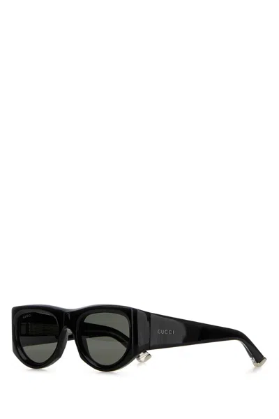 Gucci Women Black Acetate Sunglasses