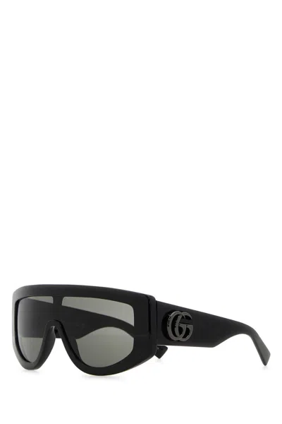 Gucci Grey Shield Ladies Sunglasses Gg1950s 001 99 In Black