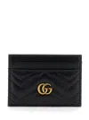 Gucci Gg Marmont Card Case In Black