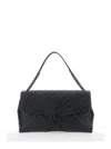 Gucci Women Black Crossbody Bag With Sliding Chain-link Shoulder Strap And Gg Plaque Closure On The  In Black