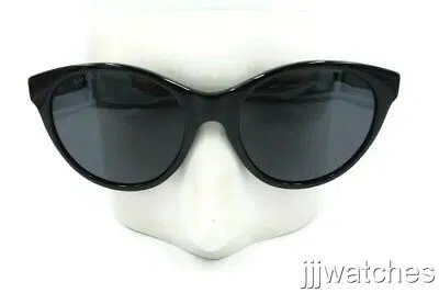 Pre-owned Gucci Women Black Crystals Frame Gray Lens Sunglasses Gg0419s 001 $495