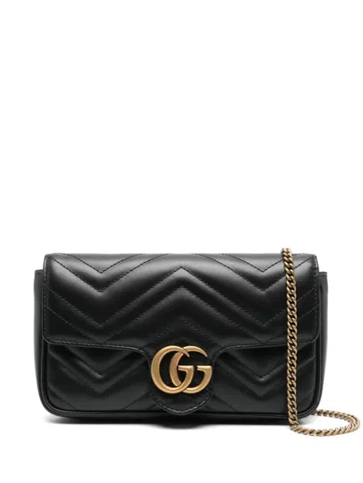Gucci Jimmy Choo Brown Suede Shopping Bag In Black
