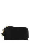 Gucci Women Black Leather Card Holder In Black