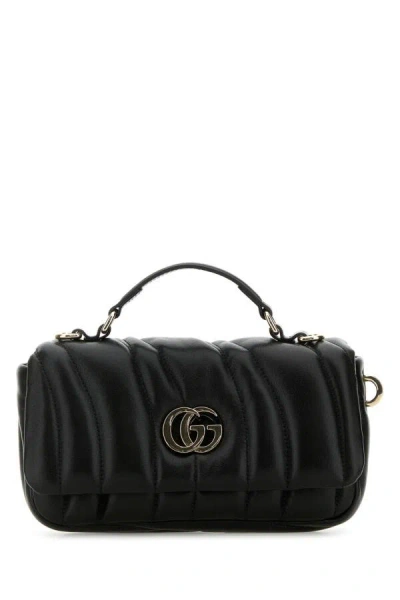 Gucci Woman Black Top Handle Bags