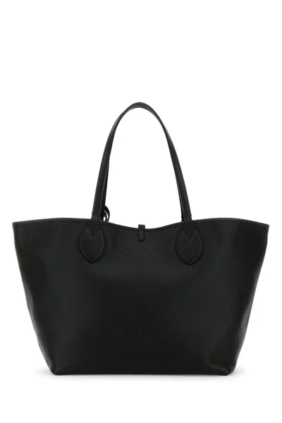 Gucci Women Black Leather Reversible Shopping Bag