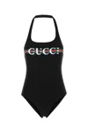 Gucci Women Black Stretch Nylon Swimsuit In Black