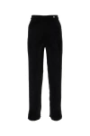 Gucci Chic Black Viscose Blend Pants For Women In Black