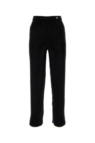 GUCCI GUCCI WOMEN BLACK VISCOSE BLEND PANT