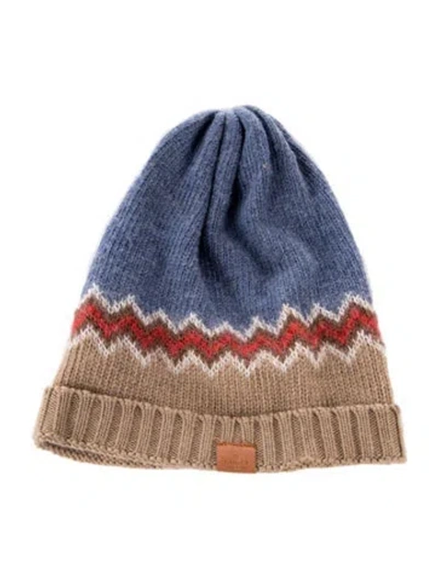 Pre-owned Gucci Women's Blue Wool  Winter Hat