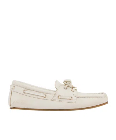 Gucci Women's Boat Shoe In White