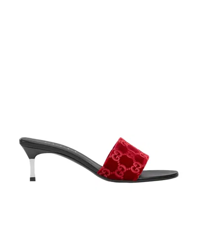 Gucci Women's Bombshell Slide Sandal In Red
