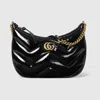 Gucci Ferragamo Gancini Ornament Moccasin In Black