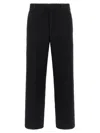 Gucci Black Cropped Trousers In Black