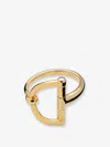 Gucci Women Bracelet With Half Horsebit In Gold