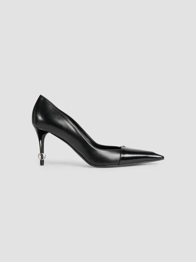Gucci Women's Brooks 80mm Leather Stiletto Pumps In Black