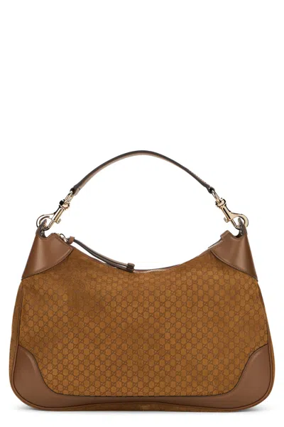 Gucci Women Brown B Medium Shoulder Bag, Onesize Luxury Shoulder Bags For Women Darveys