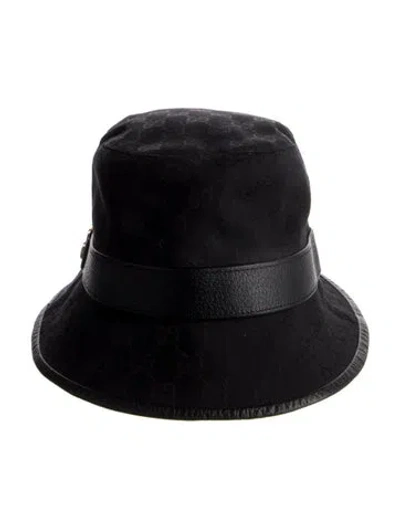 Pre-owned Gucci Women's Bucket Hat In Black