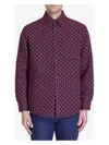 Gucci Burgundy Bouclã© Padded Shirt