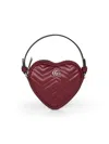 Gucci Women Burgundy Gg Marmont Mini Bag