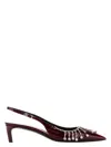 Gucci Burgundy Leather Pumps