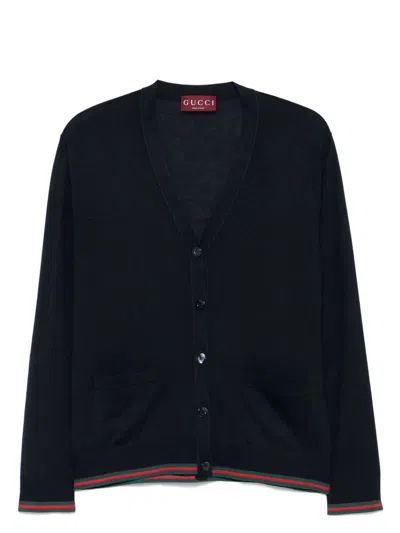 GUCCI WOMEN'S CASHMERE AND SILK CARDIGAN