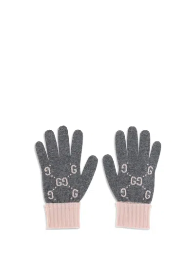 GUCCI GUCCI WOMEN CASHMERE GG GLOVES
