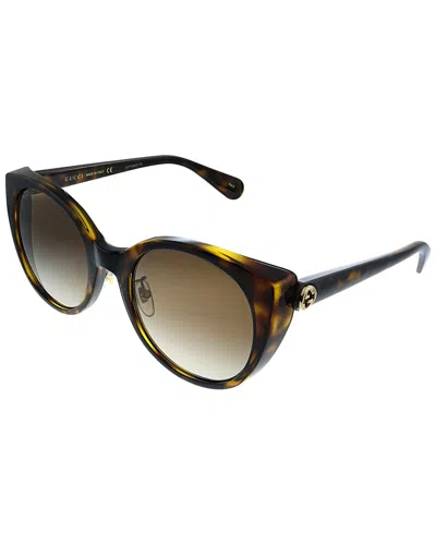 Gucci Women's Cat-eye 54mm Sunglasses In Brown