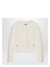 Gucci Women Wool-blend Boucle Jacket In White