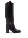 Gucci Damenstiefel Mit Schmalem Horsebit In Black