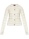 Gucci Women Checked Cardigan In Neutral