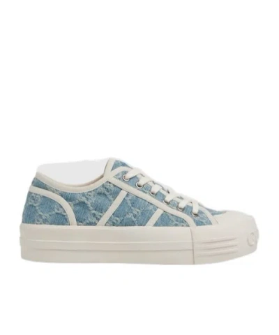 Gucci Women's Chunky Sneaker In Blue