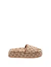 Gucci Original Gg Fabric Slides In Multicolor
