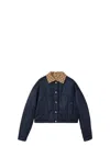 Gucci Collar Contrast Quilted Sleeve Blazer