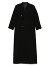 Gucci Double-breasted Coat With Gg Pattern