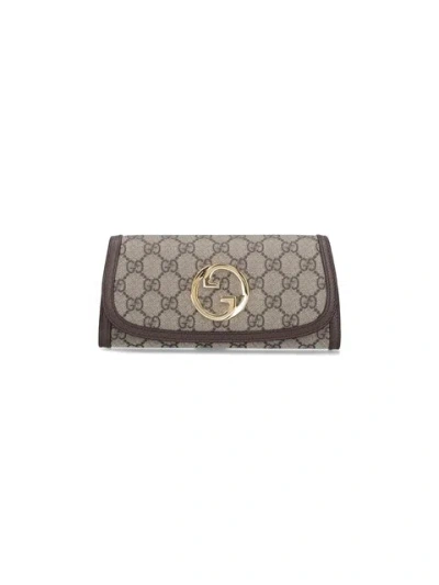 GUCCI GUCCI WOMEN CONTINENTAL WALLET WITH "BLONDIE" CHAIN