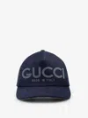 Gucci Women Cotton Baseball Hat In Blue