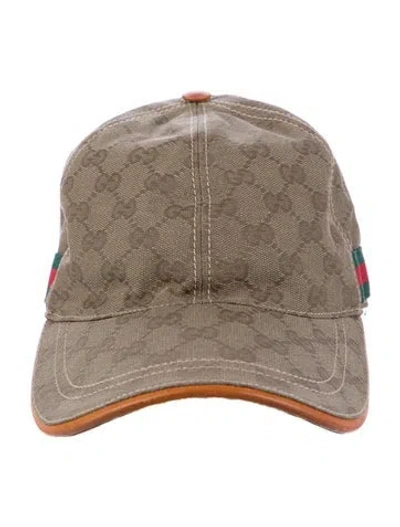 Pre-owned Gucci Women's Cotton Baseball Hat In Neutral