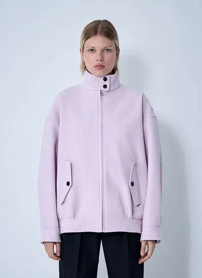 Gucci Women Cotton Canvas Delavé Bomber Jacket