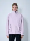 Gucci Cotton Canvas Delavé Bomber Jacket In Pink